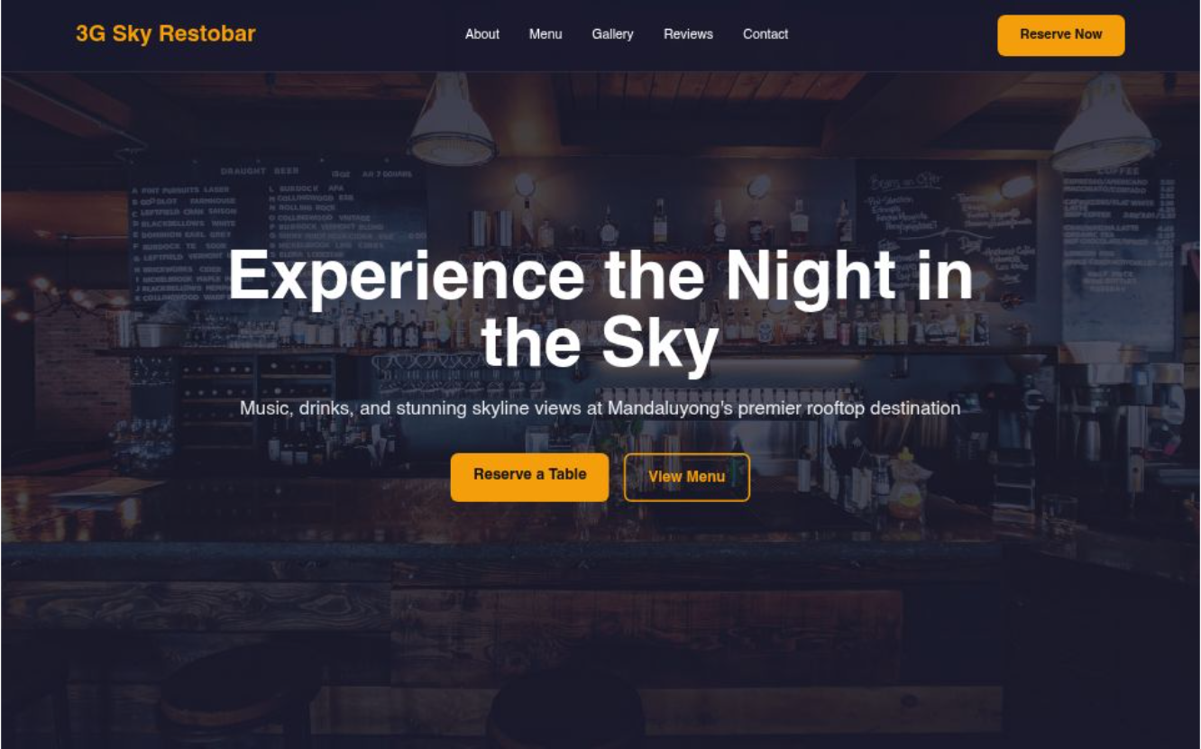 3G Sky Restobar
